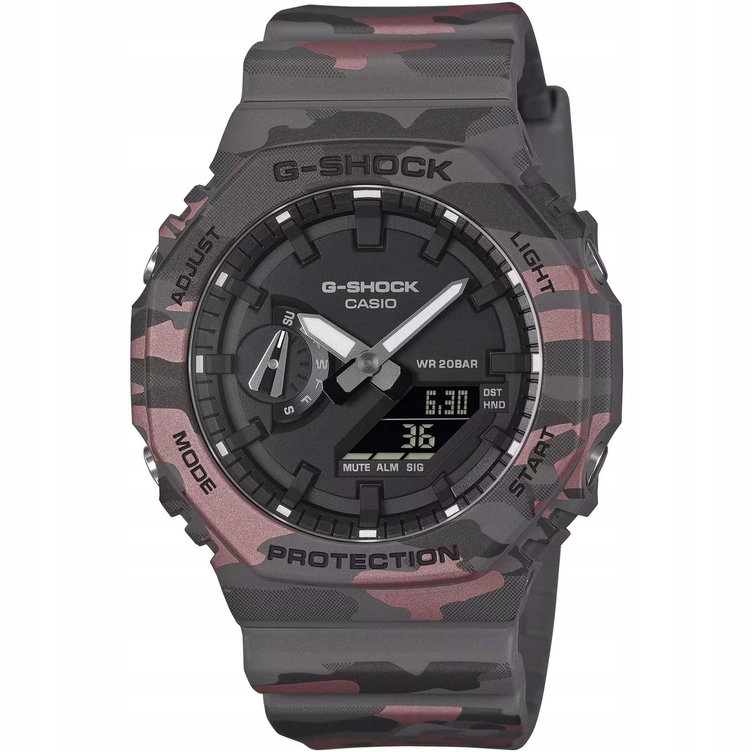 Casio G-Shock GA-2100CM-8AER 200 m Šedý