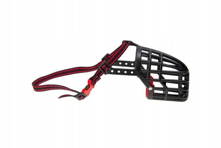 Levně Karlie Náhubek plastový černý D: 27cm Š: 28-47cm