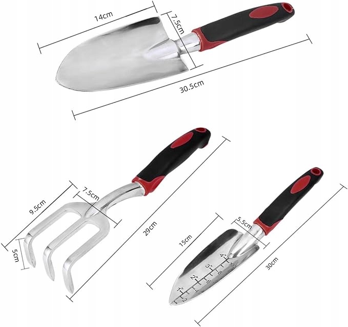 Zestaw Narzędzi Ogrodowych Aluminiowe 3 sztuki EAN (GTIN) 4208428298740