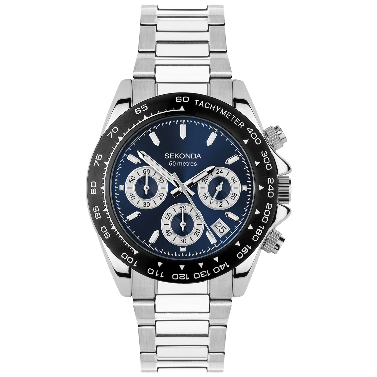 Pánské Hodinky Sekonda 30200 stříbrný náramek