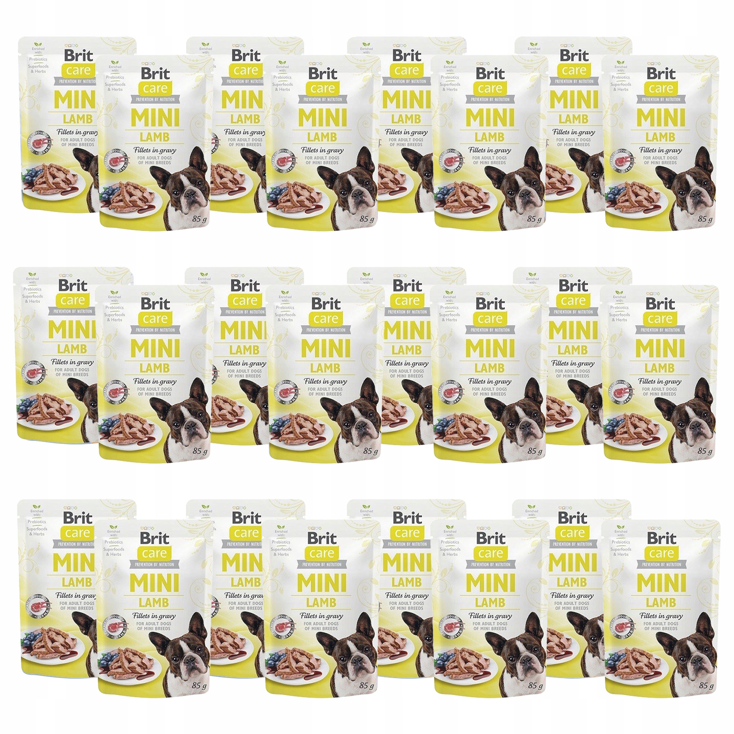 Brit Care Mini krmivo pro psa Jehněčí 24x85g