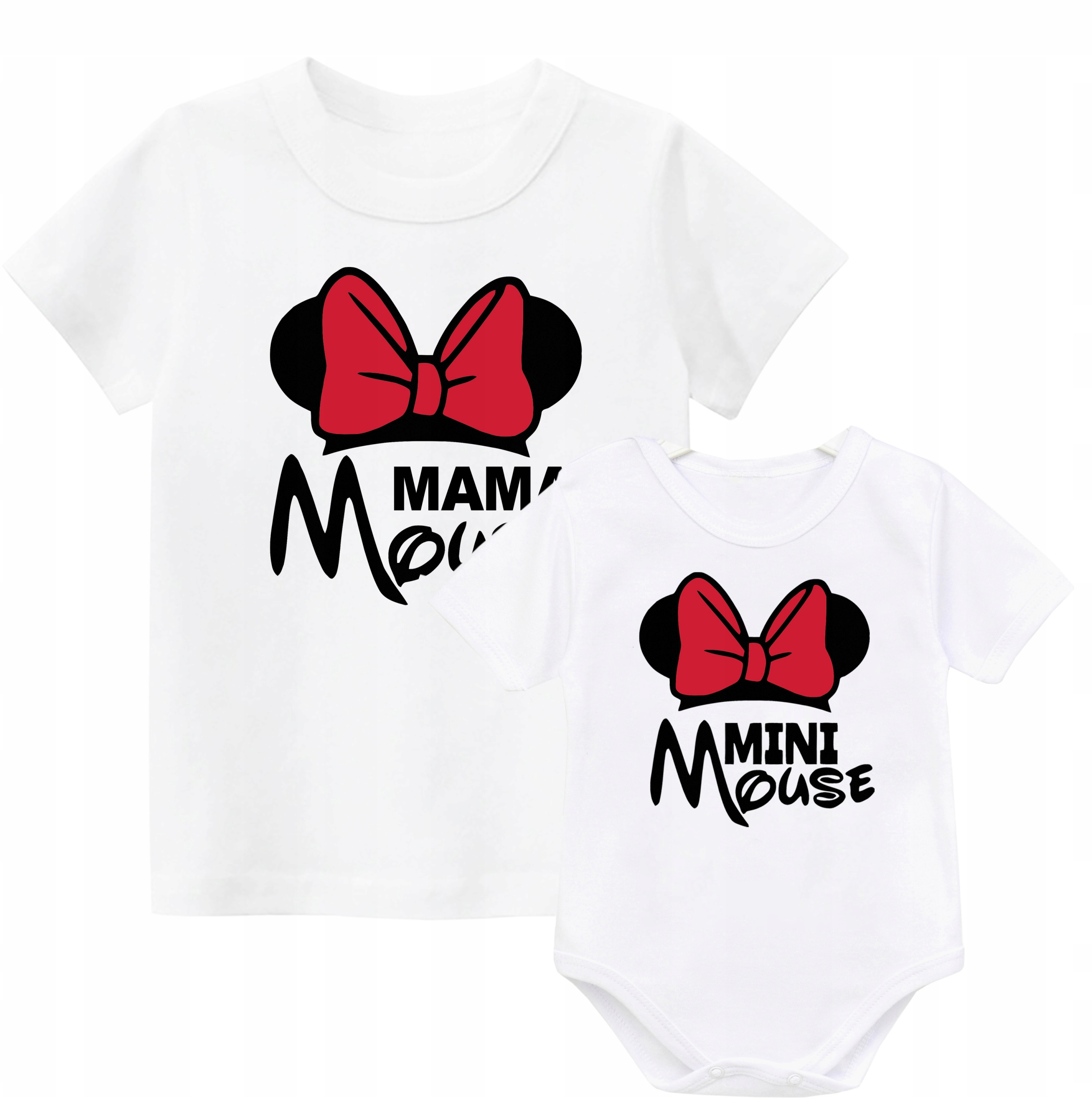 

Zestaw koszulka+body Mama Córka Minnie 86