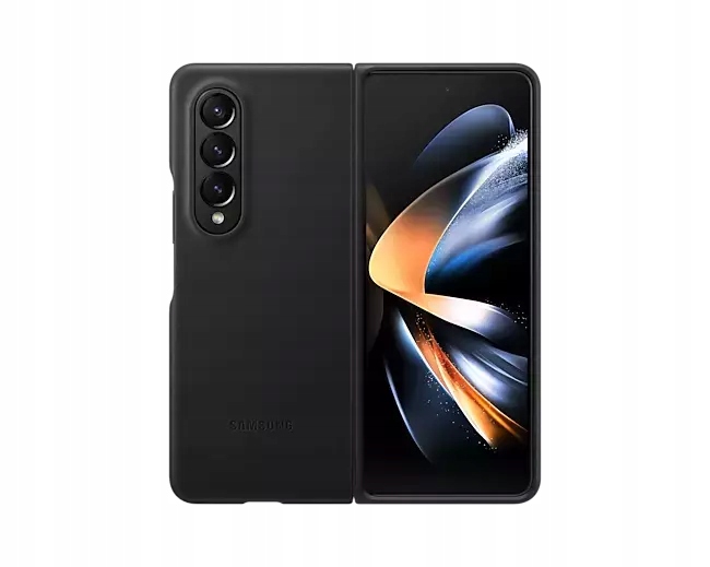 Etui Leather Cover Black Plecki do Galaxy Z Fold4 (EF-VF936LBEGWW) Czarne