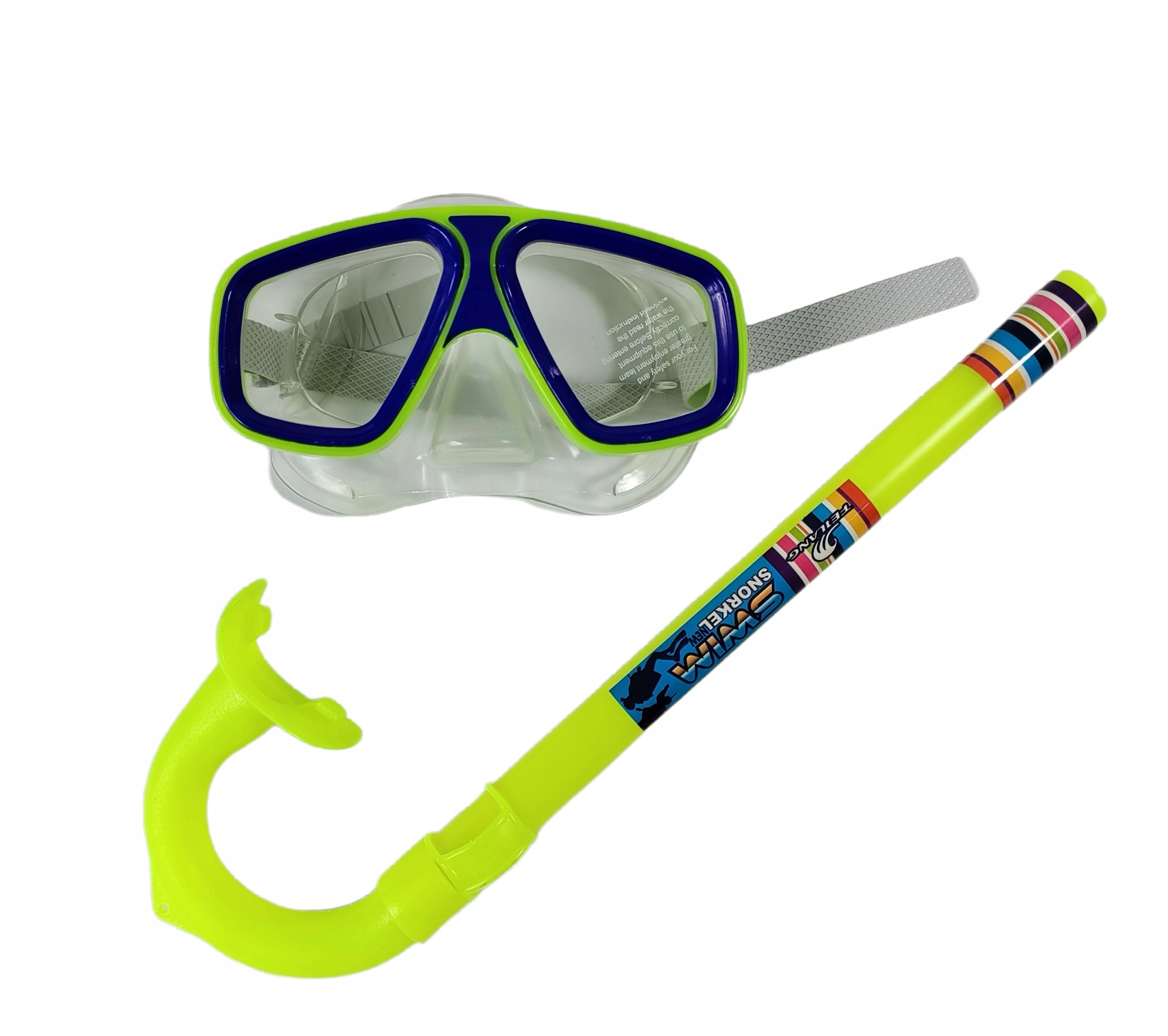 ZESTAW DO NURKOWANIA DLA DZIECI MASKA RURKA