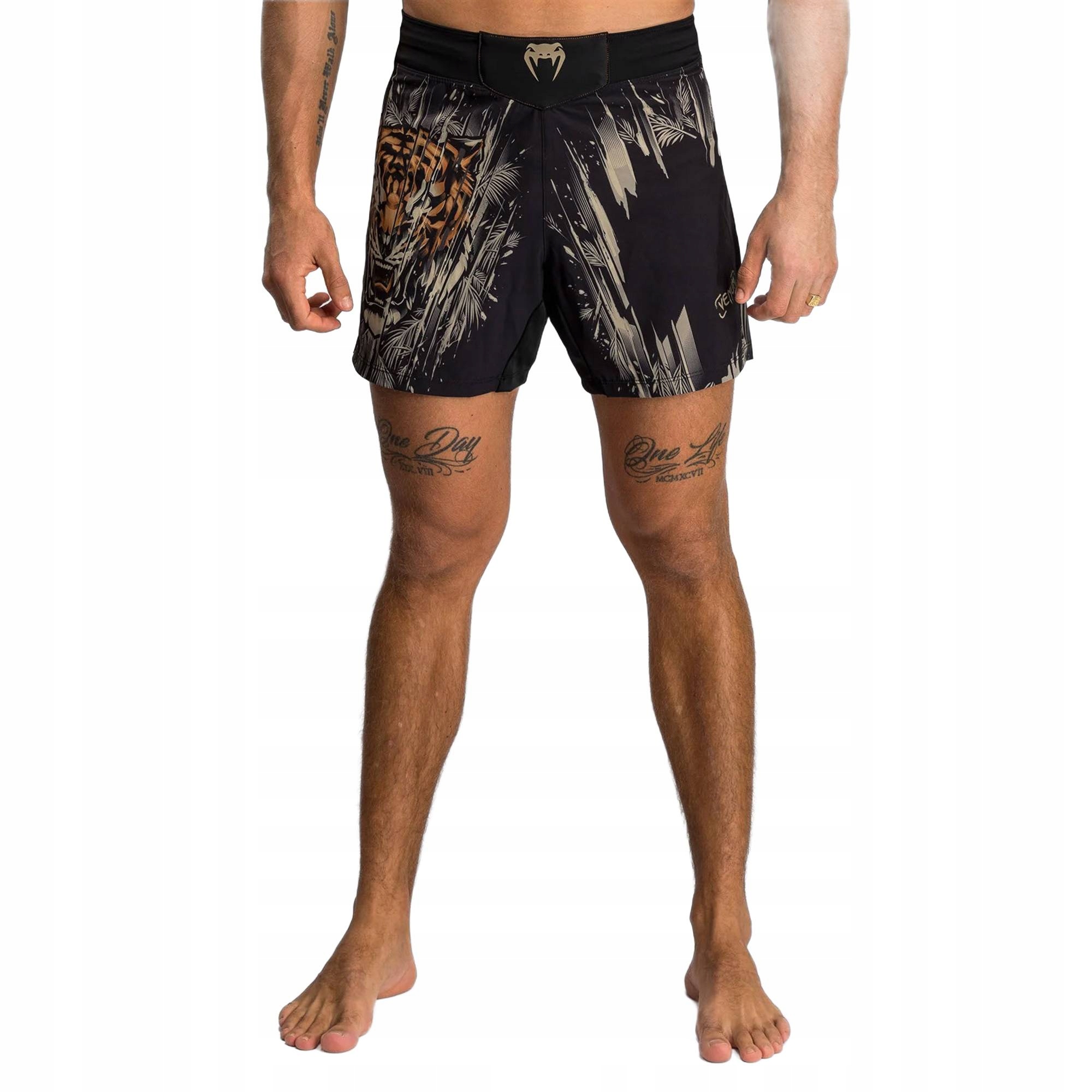 Spodenki treningowe męskie Venum Tiger Men'S Fight Shorts black/neon XL