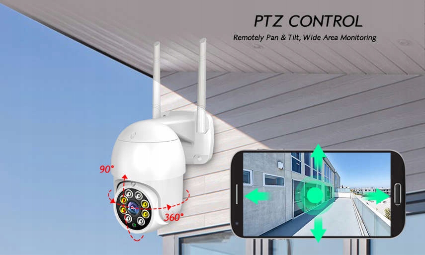 Kamera zewnętrzna TUYA OBROTOWA Full HD HUXGO Model HXA210P