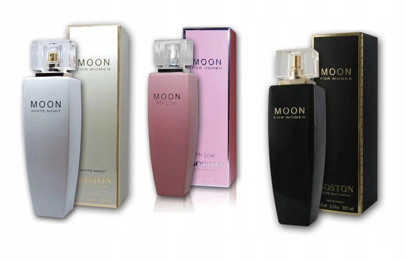 Cote d'Azur-Boston Moon+My Love+White Night 100ml
