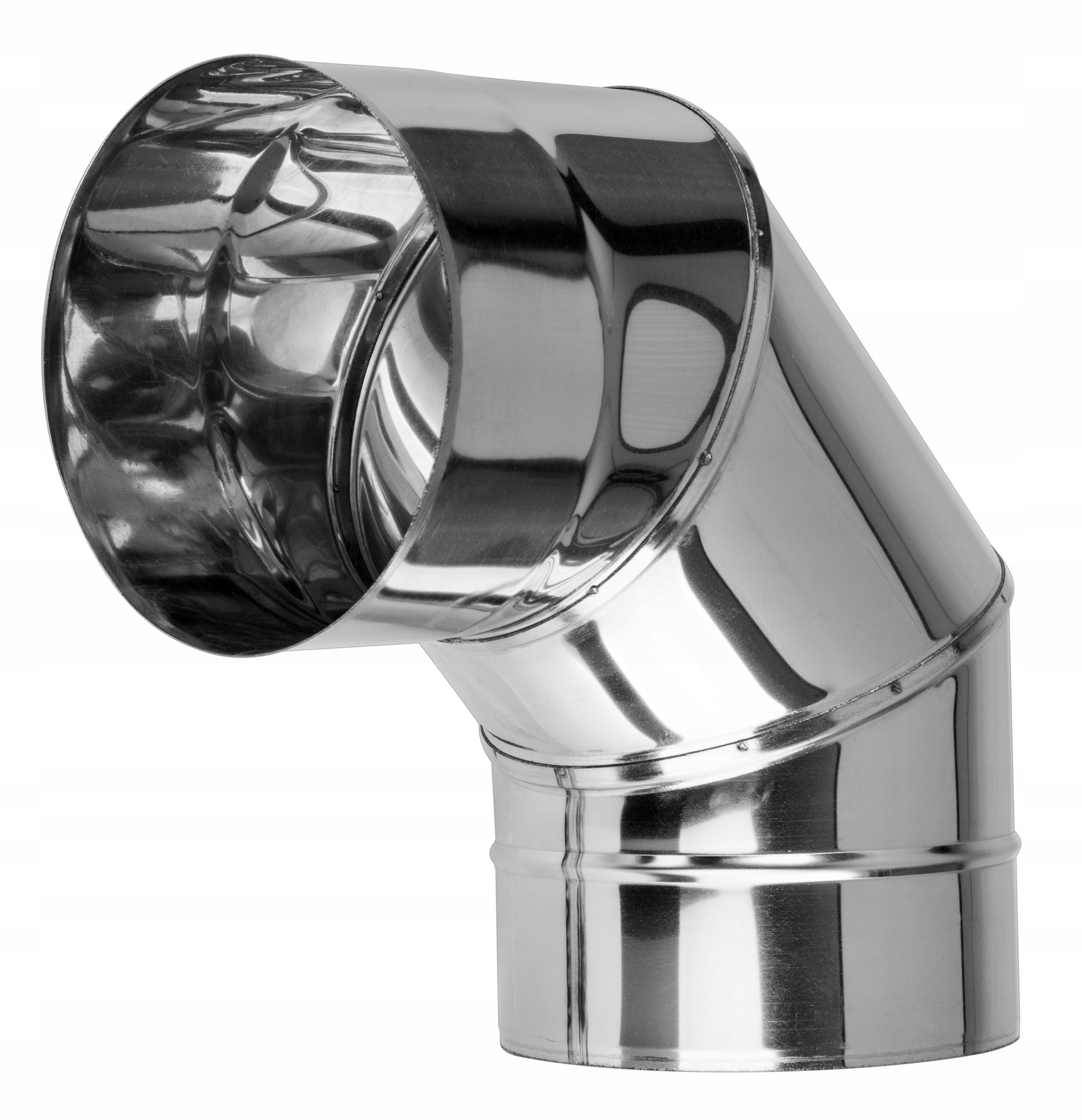 Kolanko 90st fi 150 kwasoodporne nierdzewne komin