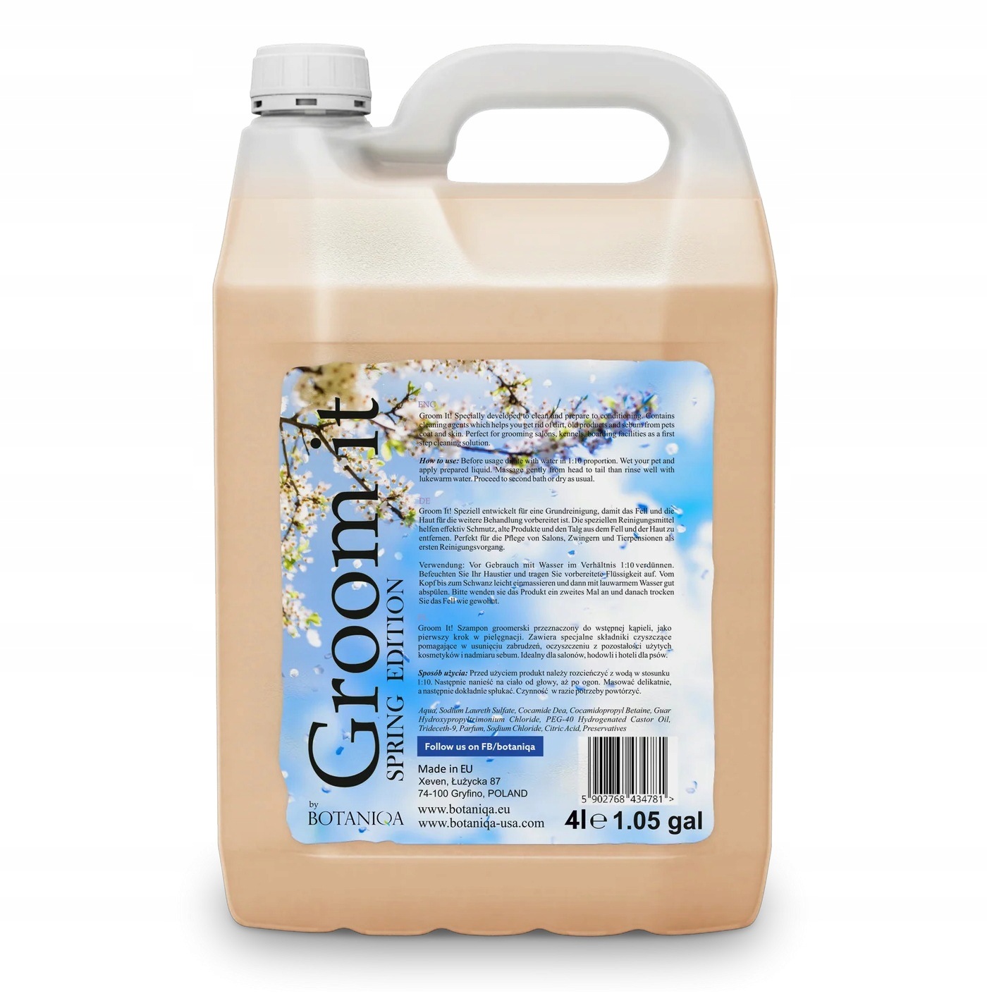 Botaniqa Groom It Šampon s svěží jarní vůní pro první mytí 4