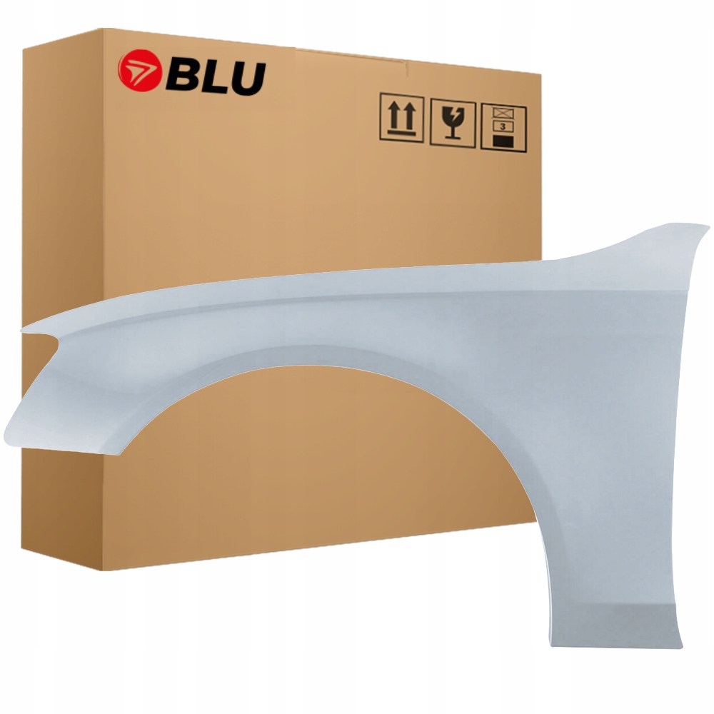 Blu Blatník Audi A4 B8 S4 LX7W levý stříbrný 11-15 přední výtah