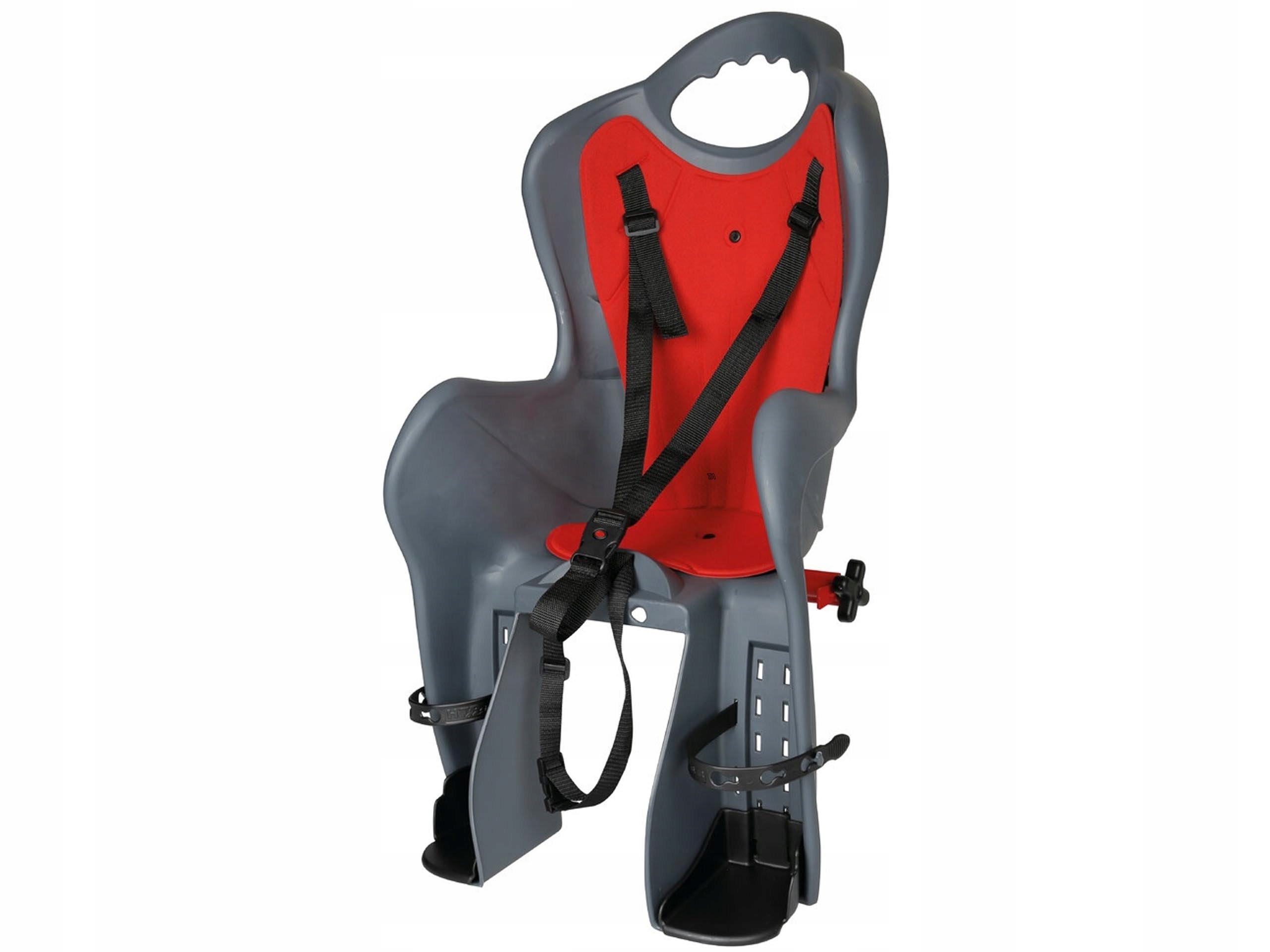 FOTELIK ROWEROWY NA BAGAŻNIK HTP DESIGN WŁOSKI GRAFITOWY SZARY 36MC