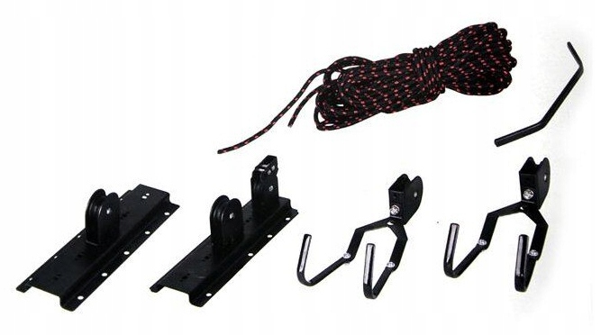 UCHWYT DO ROWERU WINDA WIESZAK DO SUFITU SUFITOWY Materiał dominujący metal