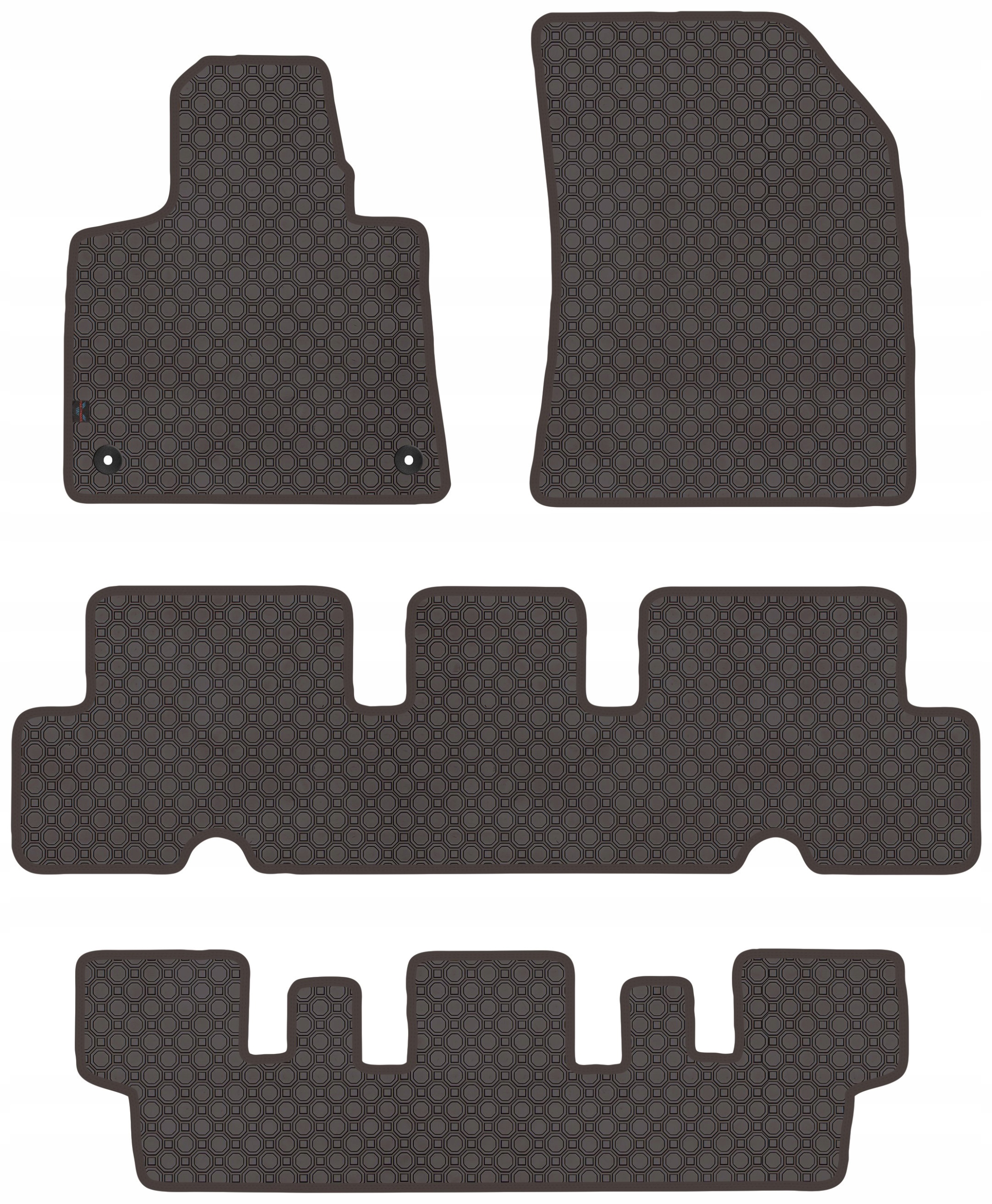 C4 Grand Picasso II 7os 13-19 Koberce guma Bronz