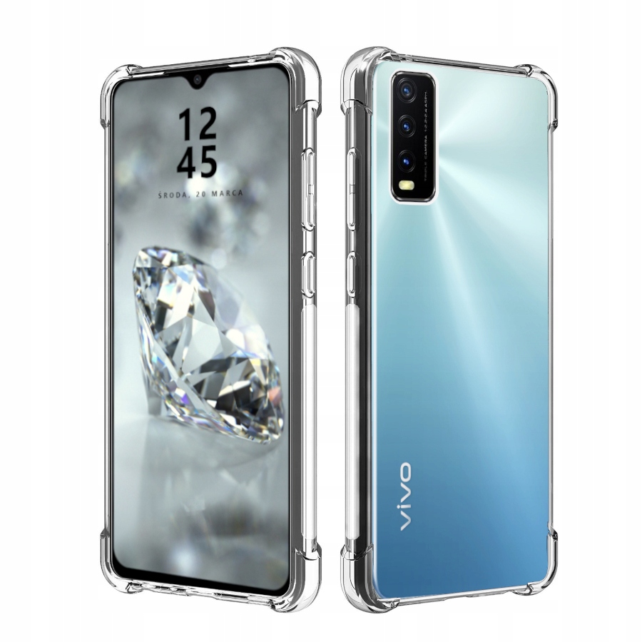 

Etui Pancerne Anti-shock Do Vivo Y20S Y11S Szkło