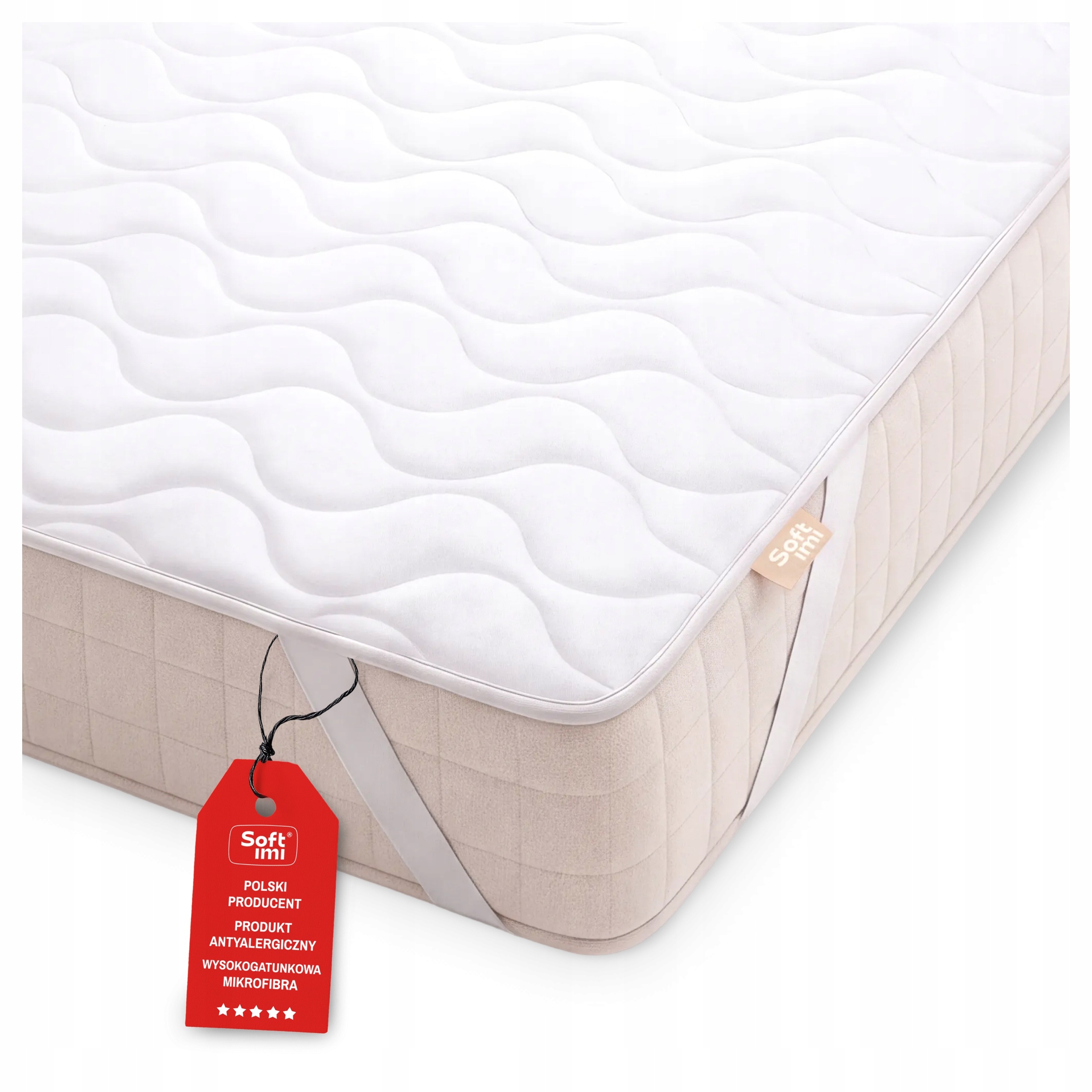 Návlek Na Matrace 120x200 Topper Povrchový Bavlna Saténový Premium