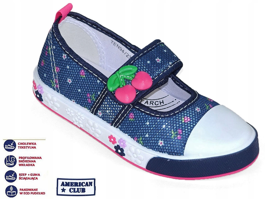 

Tenisówki Pantofelki Dziecięce Tenisóweczki Rzepy