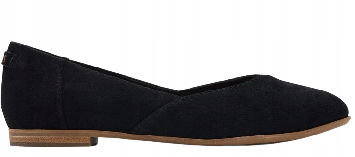 Toms Dámské Černé Nazouvací Kožené Baleríny 37,5 J_a