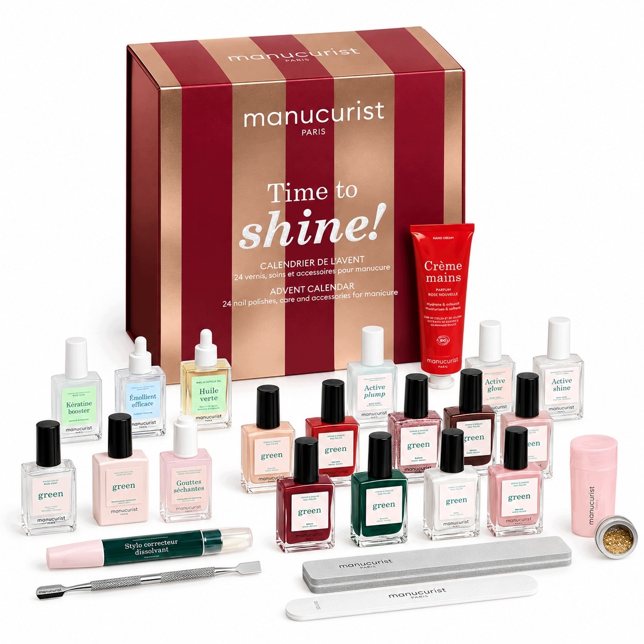 Kalendarz Adwentowy Manucurist 24 Lakiery Do Paznokci Manicure