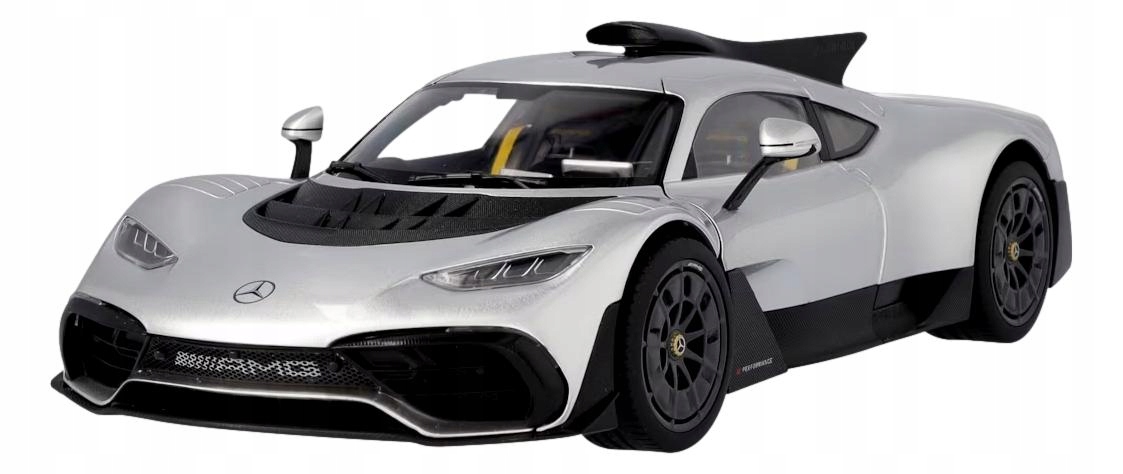 Mercedes Model auta 1:18 Amg One C298 high-tech silver Nzg Unikát