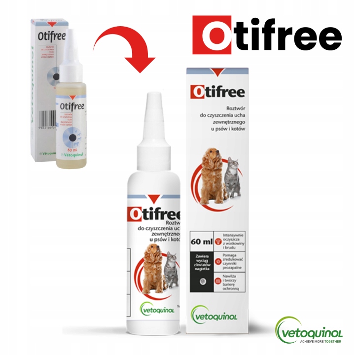 

Vetoquinol Otifree do czyszczenia uszu 60ml