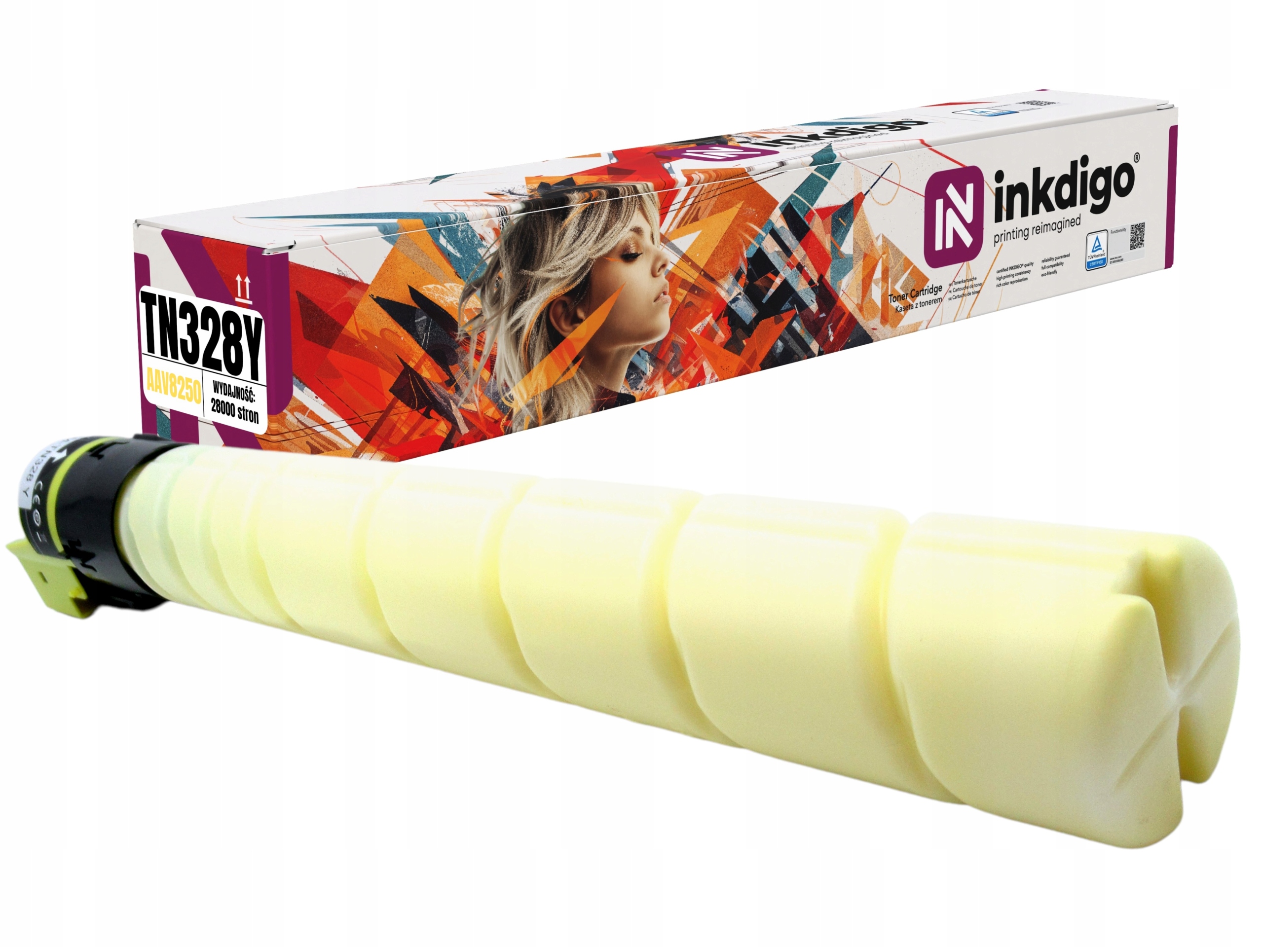 Toner Do Tiskárny Konica Minolta Bizhub C250i C300i C360i Náhrada TN328Y