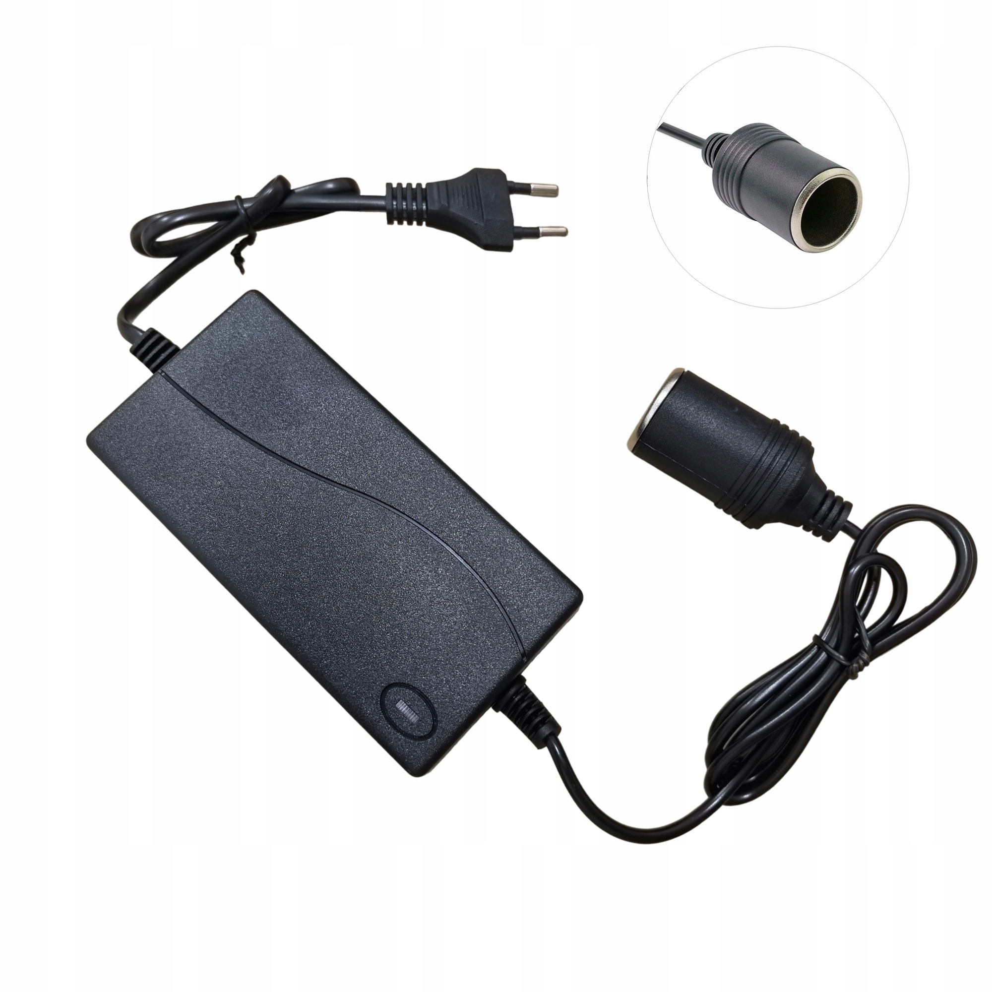 Zasilacz Lodówki Turystycznej Samochodowej 230V 12V Adapter 60W
