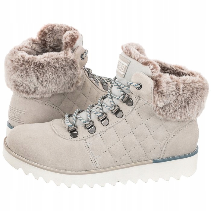 Dámské zimní boty Skechers Mountain Kiss 113431 Šedé
