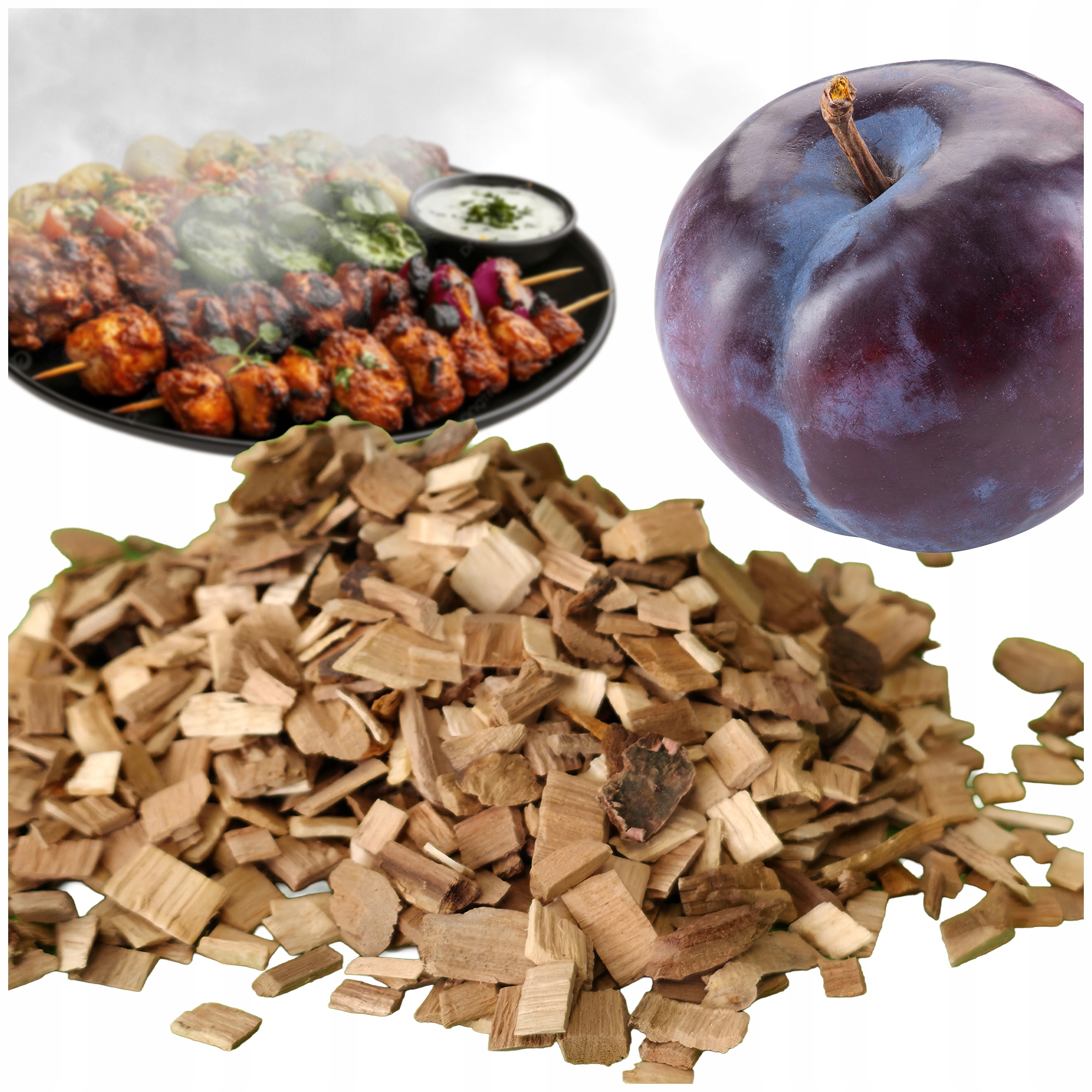 Švestkové Udírenské Štěpky Na Uzení 10 Kg, Třída 10, Bez Chemických Přísad