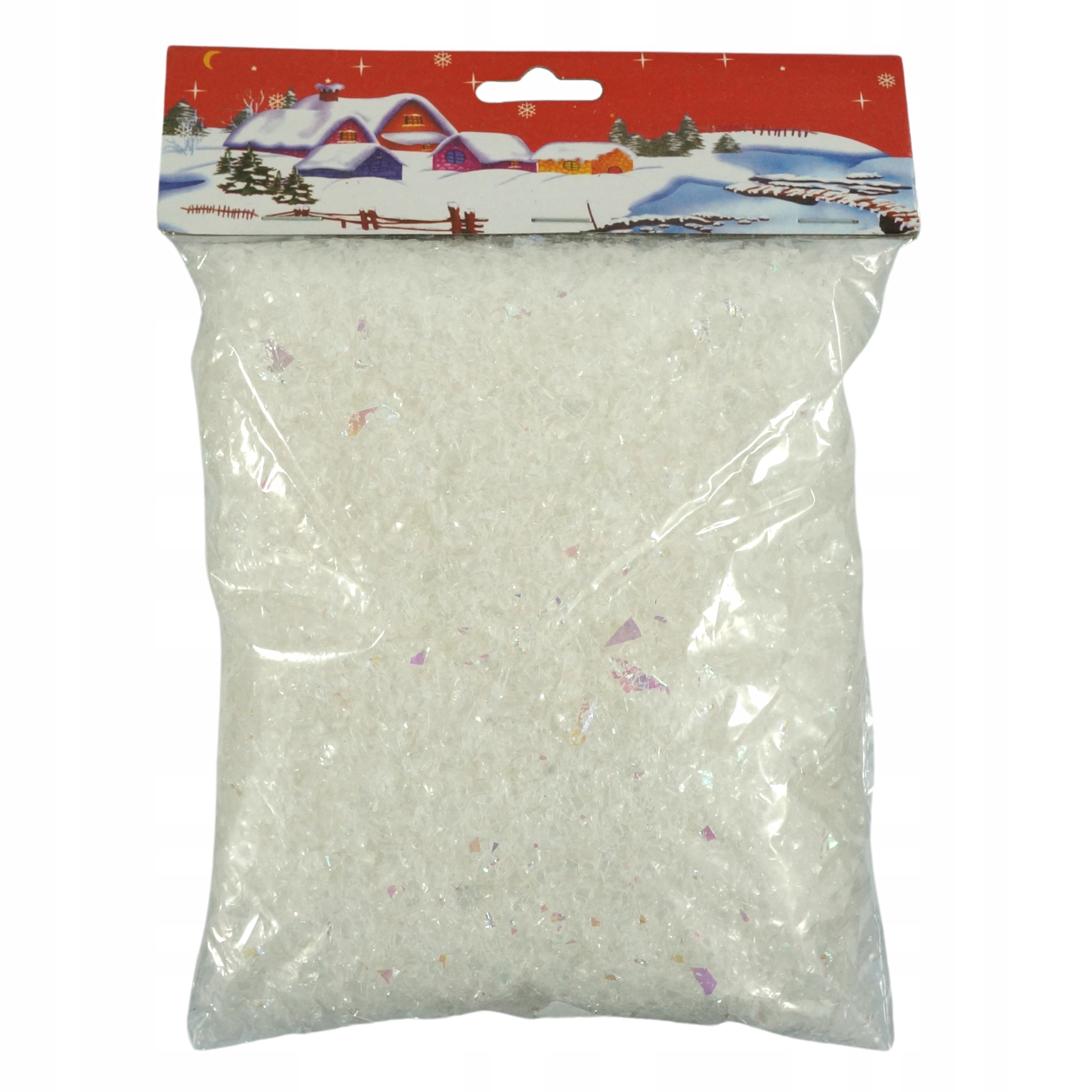 

Sztuczny śnieg do stroików 120g opakowanie 17x16cm