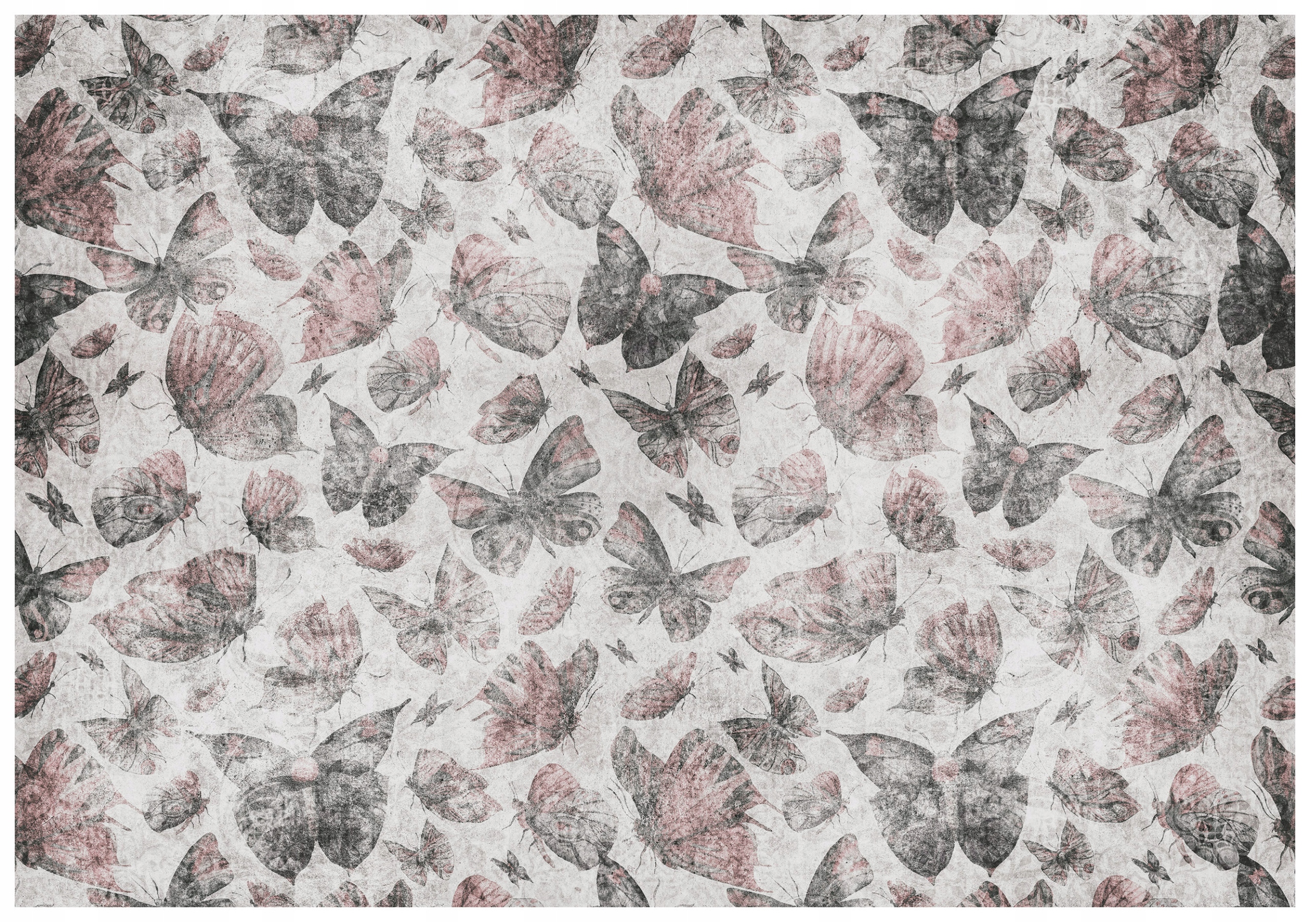 Vliesová fototapeta Motýli pastelové vintage do pokoje 350x250 lepidlo