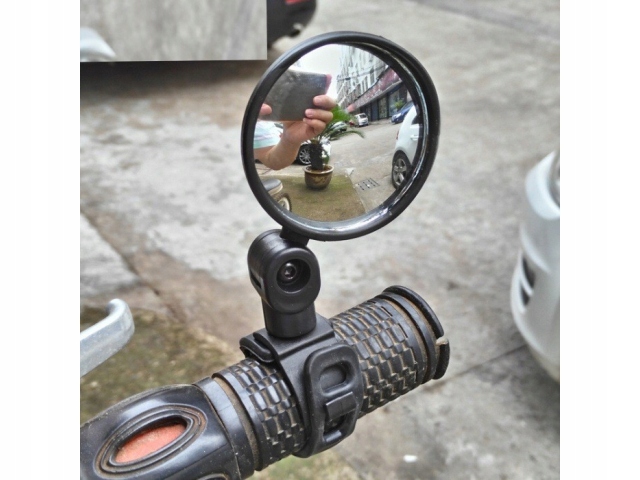 LUSTERKO ROWEROWE MAŁE NA ROWER UCHWYT GUMOWY EB8. EAN (GTIN) 5903899253395