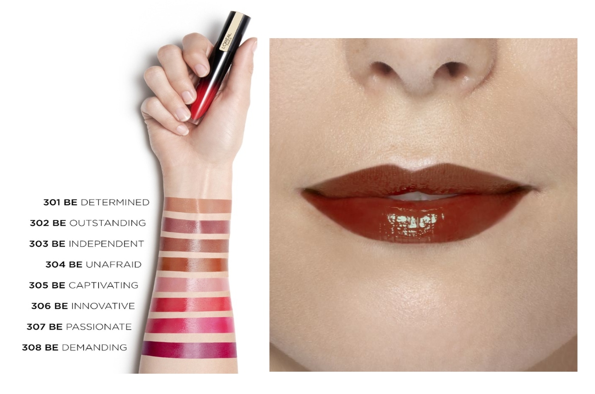 BŁYSZCZYK DO UST MEGA BLASK W PŁYNIE LOREAL BRILLANT SIGNATURE 304 Marka L'Oréal Paris