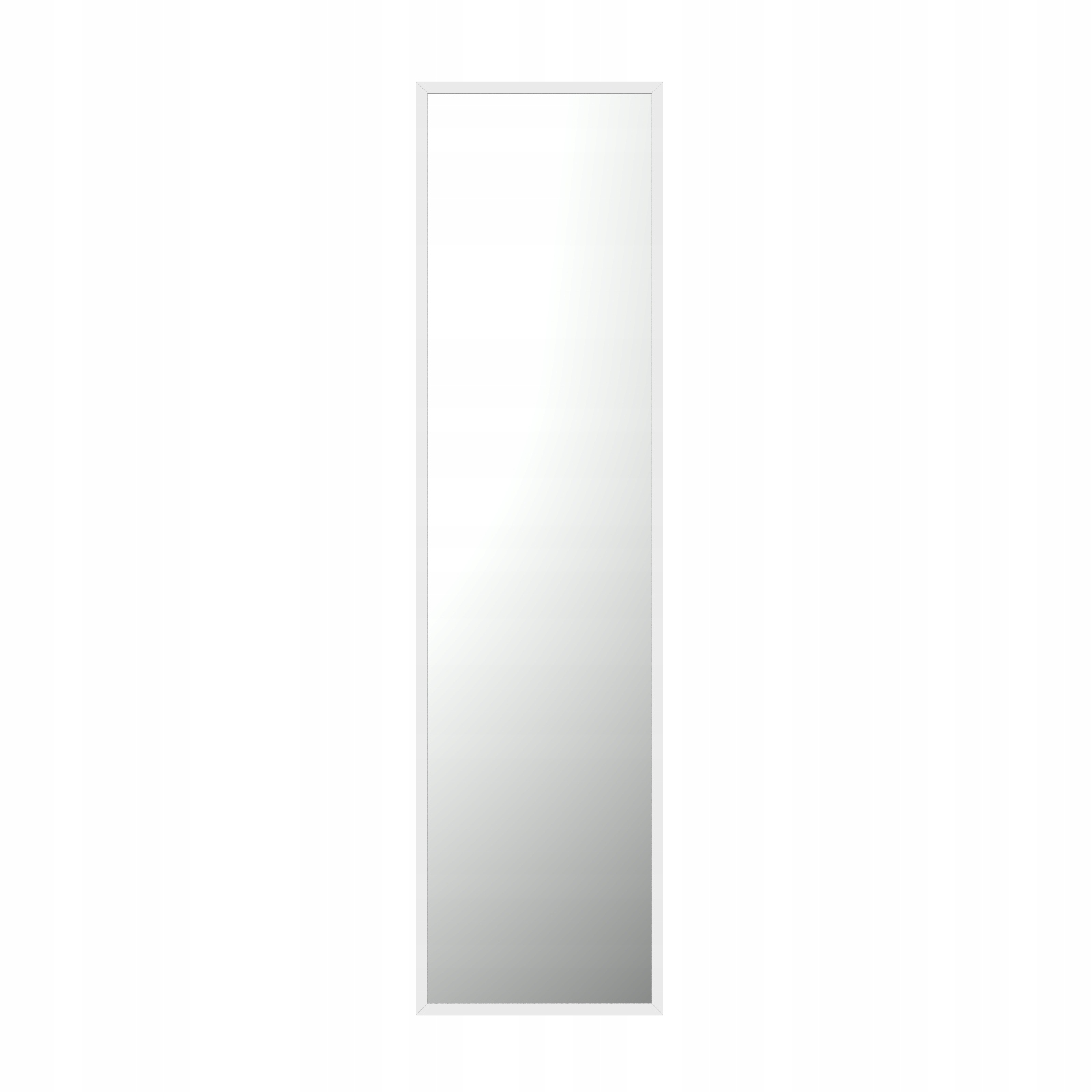 

Lustro Prostokątne Modne W Białej Ramie 120X60 CM