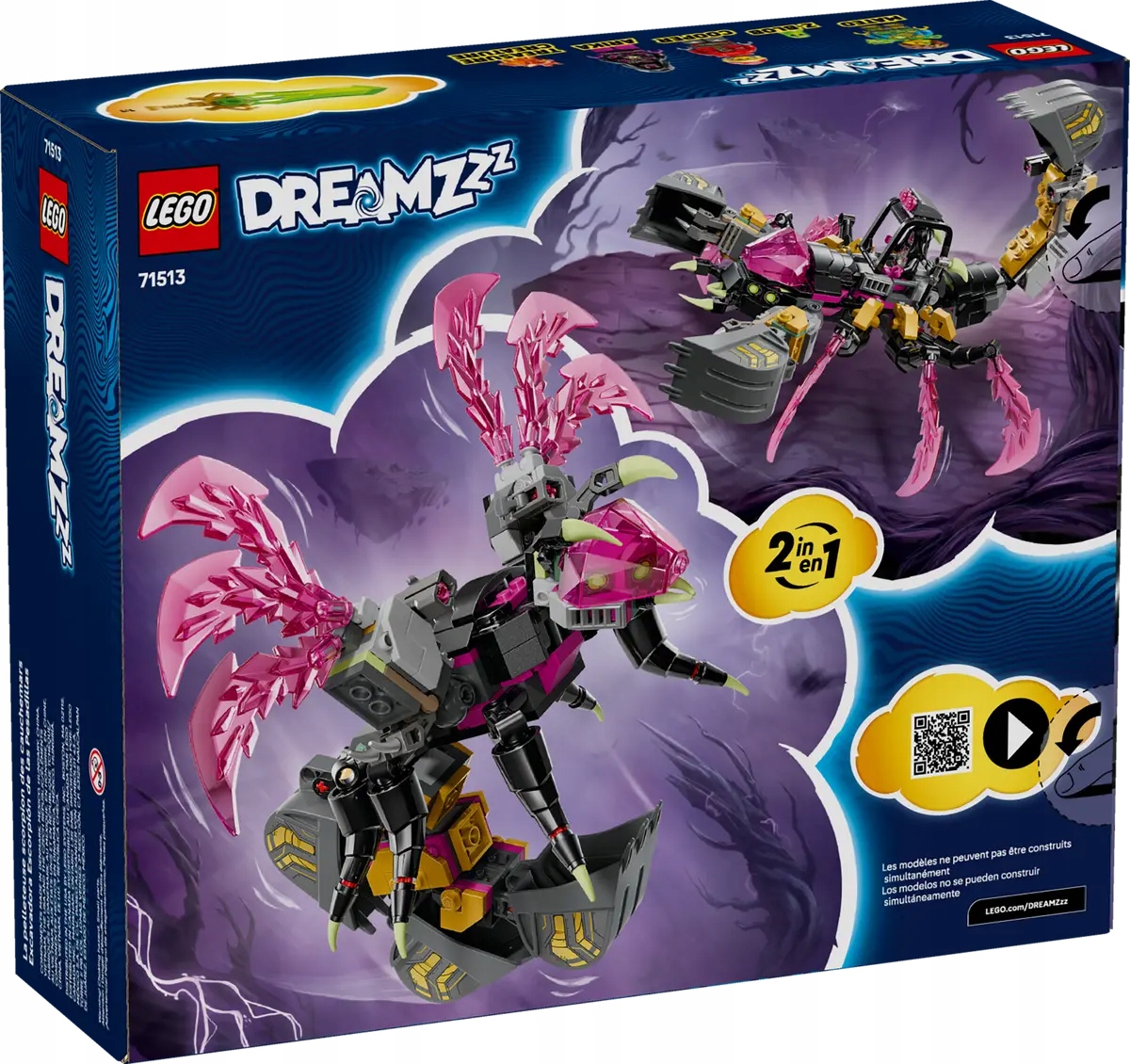 71513 Lego DREAMZzz Strašidelný štírový bagr