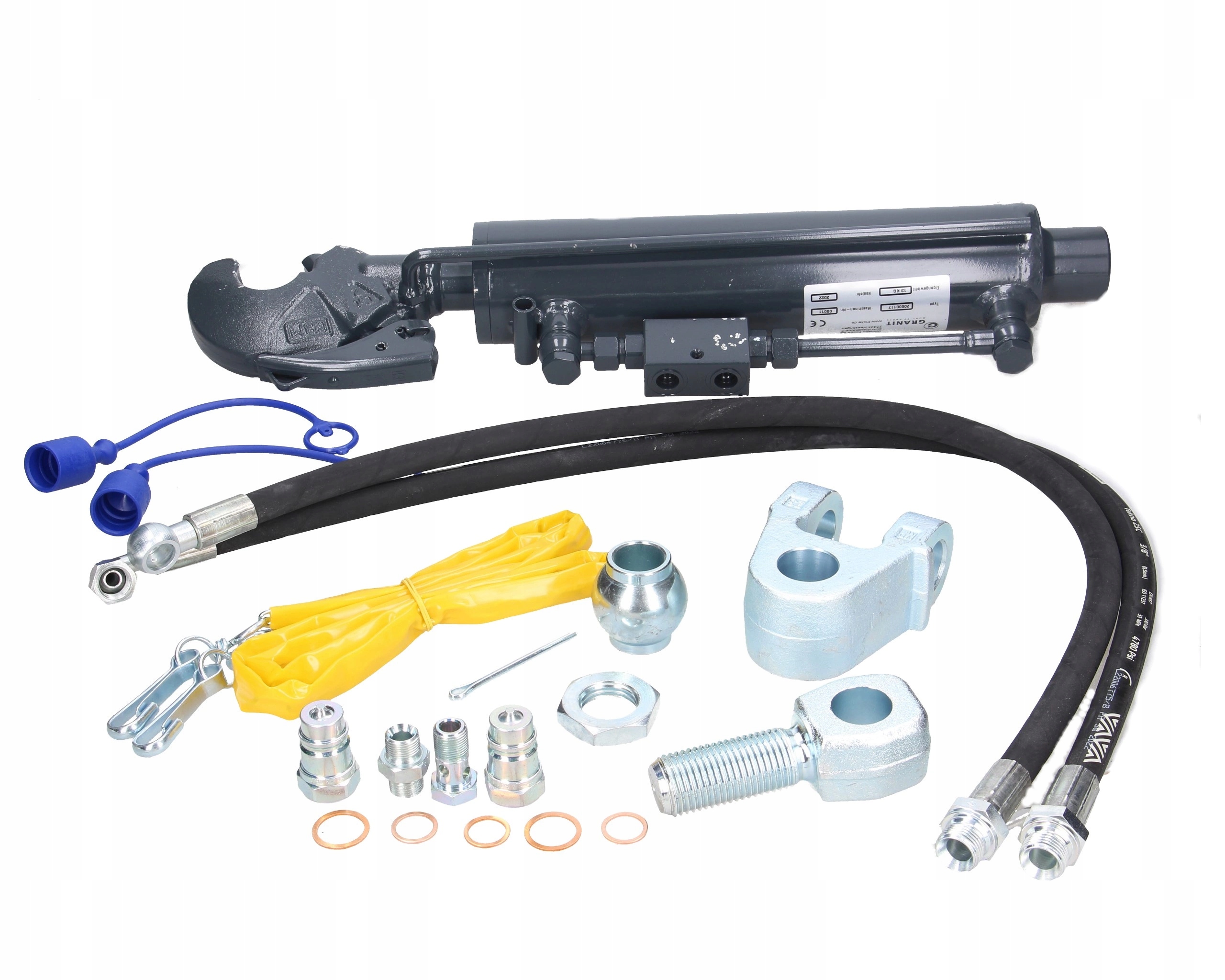 Horní spojka s hákem a vidlicovou hlavou s regulací 649-889