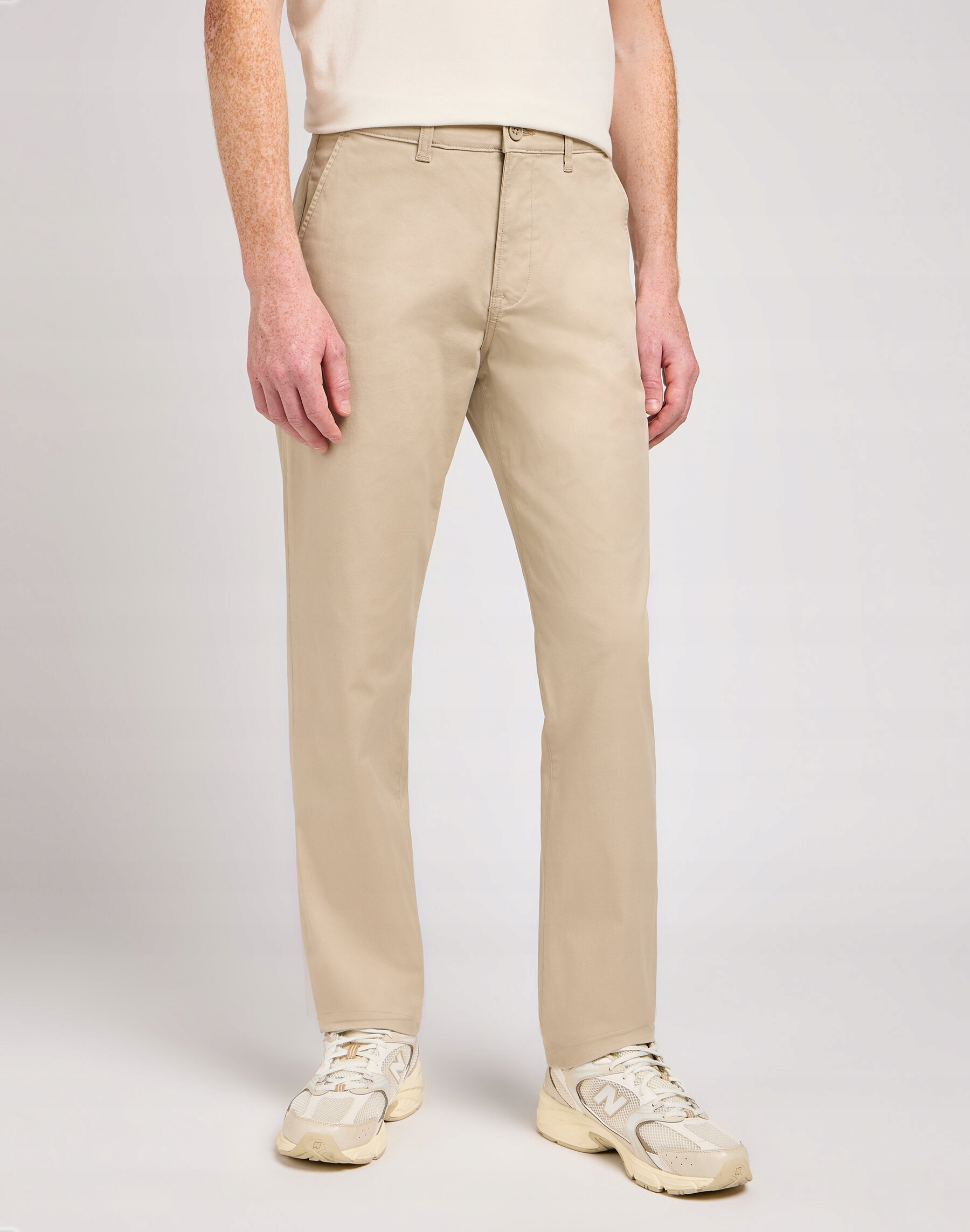 Lee Pánské Kalhoty Regular Chino Stone W36 L32