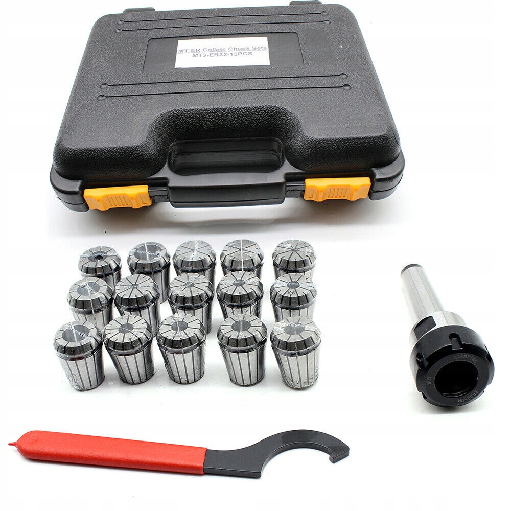 

Tuleja zaciskowa MT3 MK3 M12 ER32, 3-20 mm, z etui