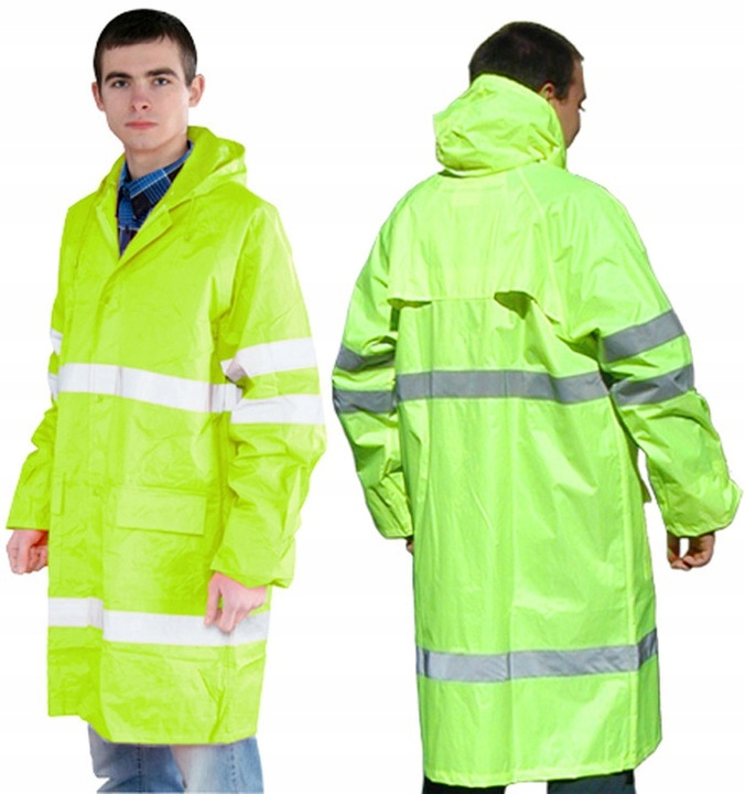 KURTKA PRZECIWDESZCZOWA OSTRZEGAWCZA ROZ.XL SATURN