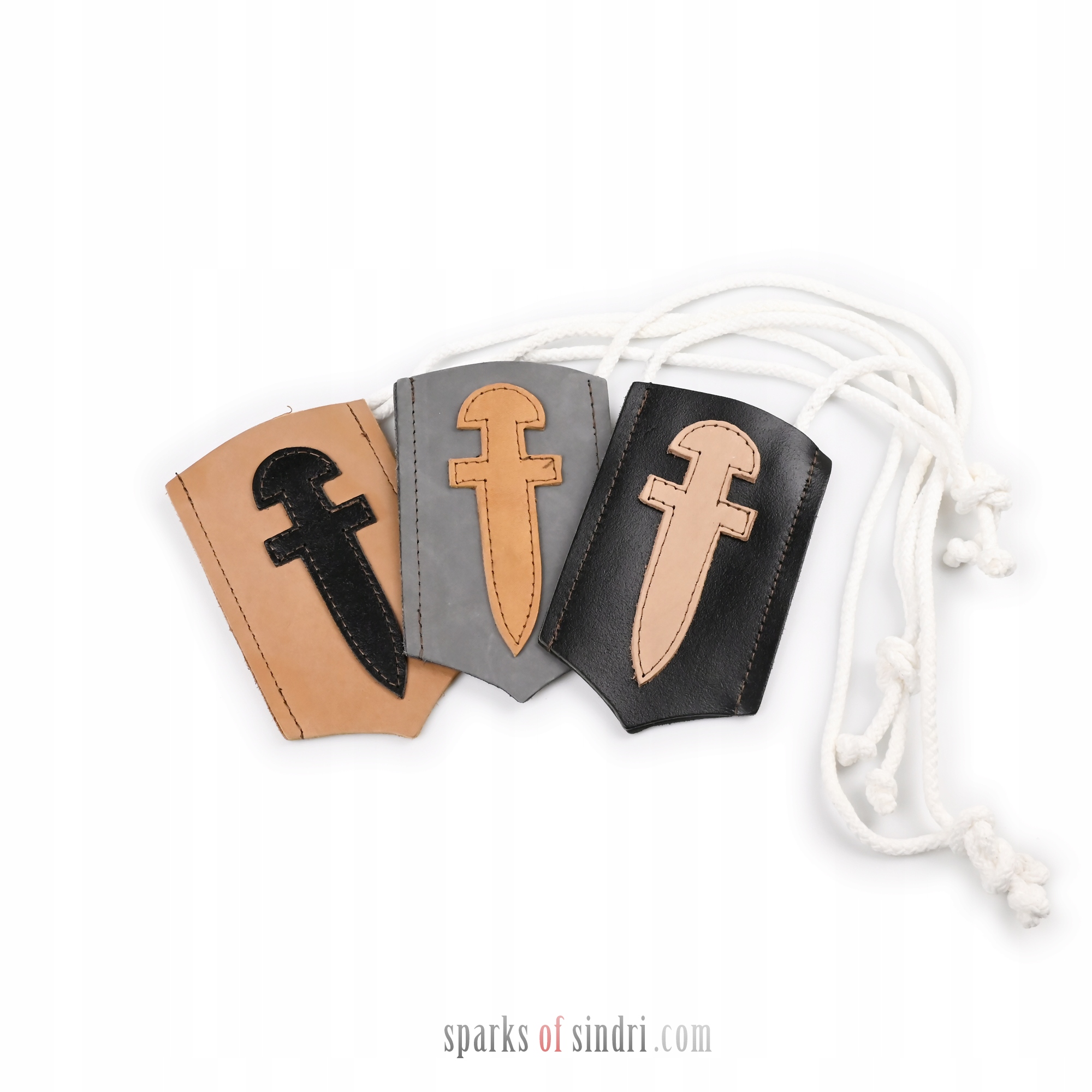 Miecz Gladius drewniany | Skórzany Pendant | Larp Karnawał Gladiator Marka inna marka