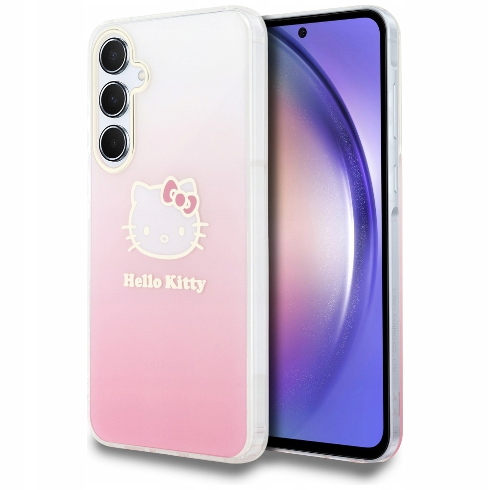 Etui Hello Kitty do Samsung Galaxy A55, Różowy
