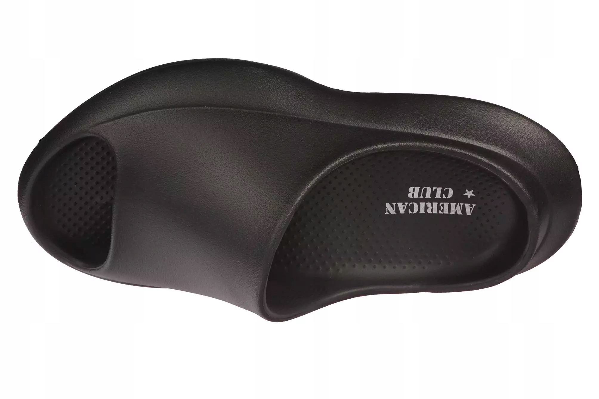 Damskie klapki basenowe American Club DNH-155/24 w kolorze czarnym Rozmiar 39