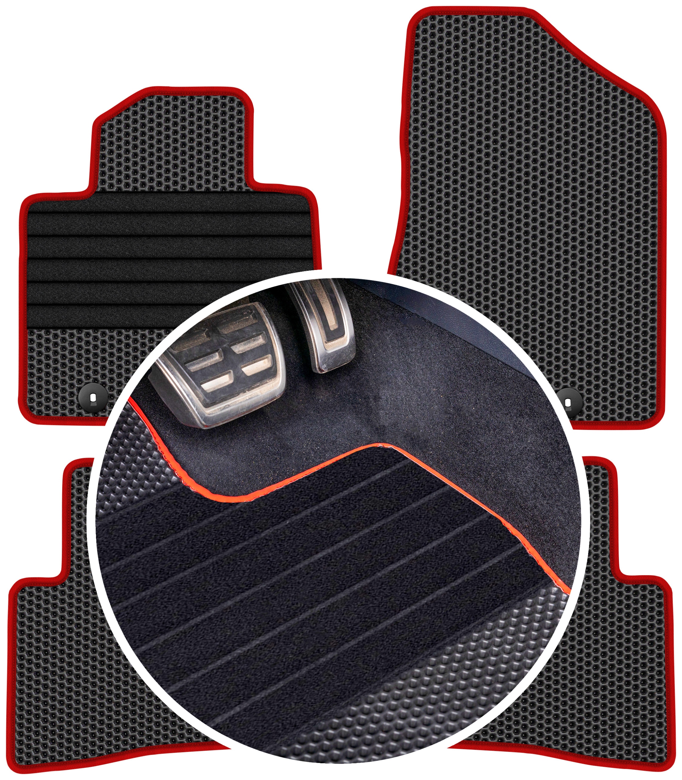 Hyundai Tucson III 2015-2020 Gumové koberce Eva Eternity Plastry Medu