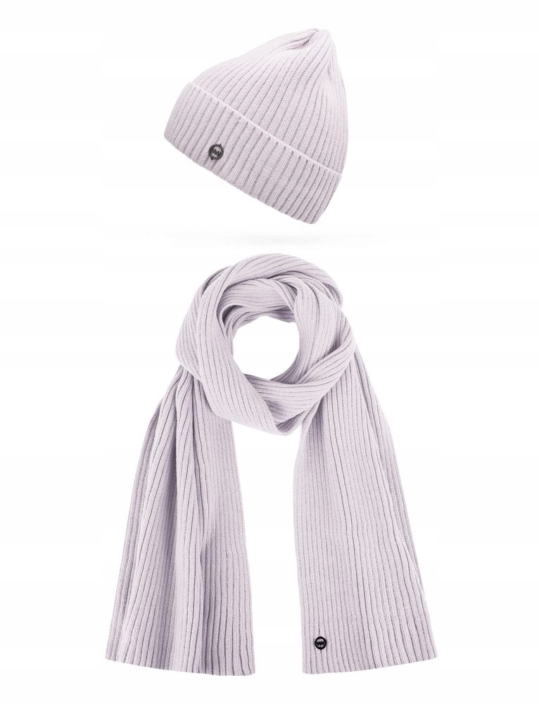 Dámský set čepice a šály Vuch Rowdy Light Grey šedý