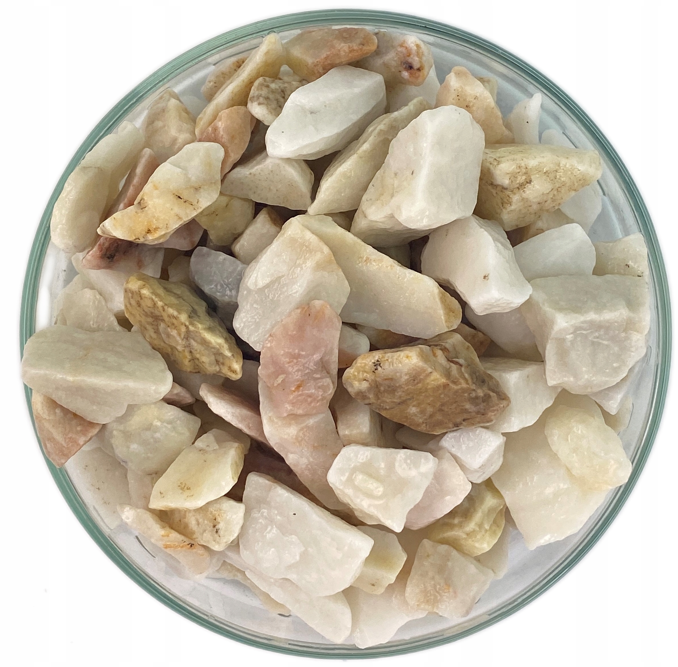 Levně Stelivo Do Akvária Bílý Krémový Štěrk 15-20 mm 30 kg