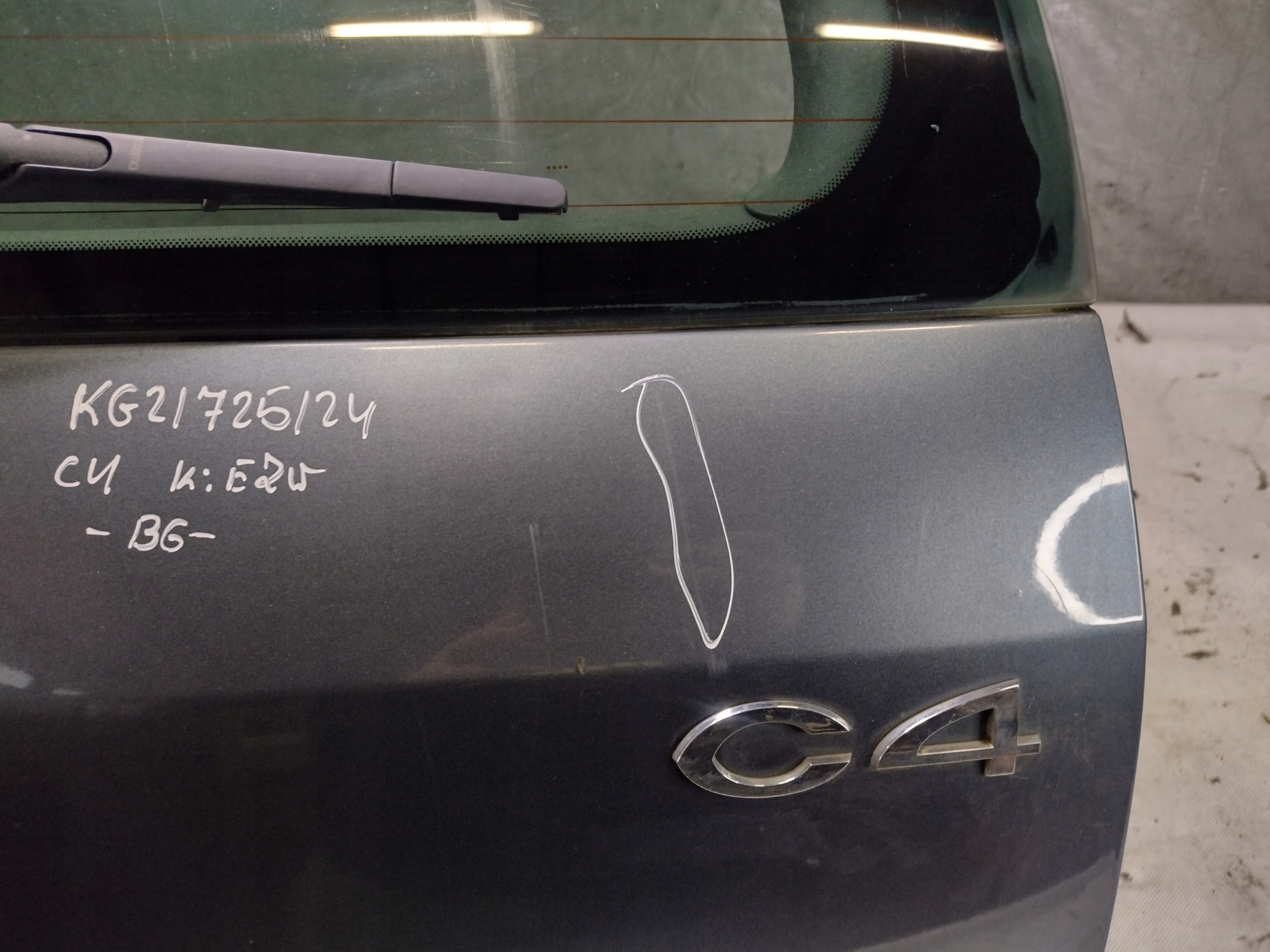 trunk door boot Citroen C4 and 1 k: EZW
