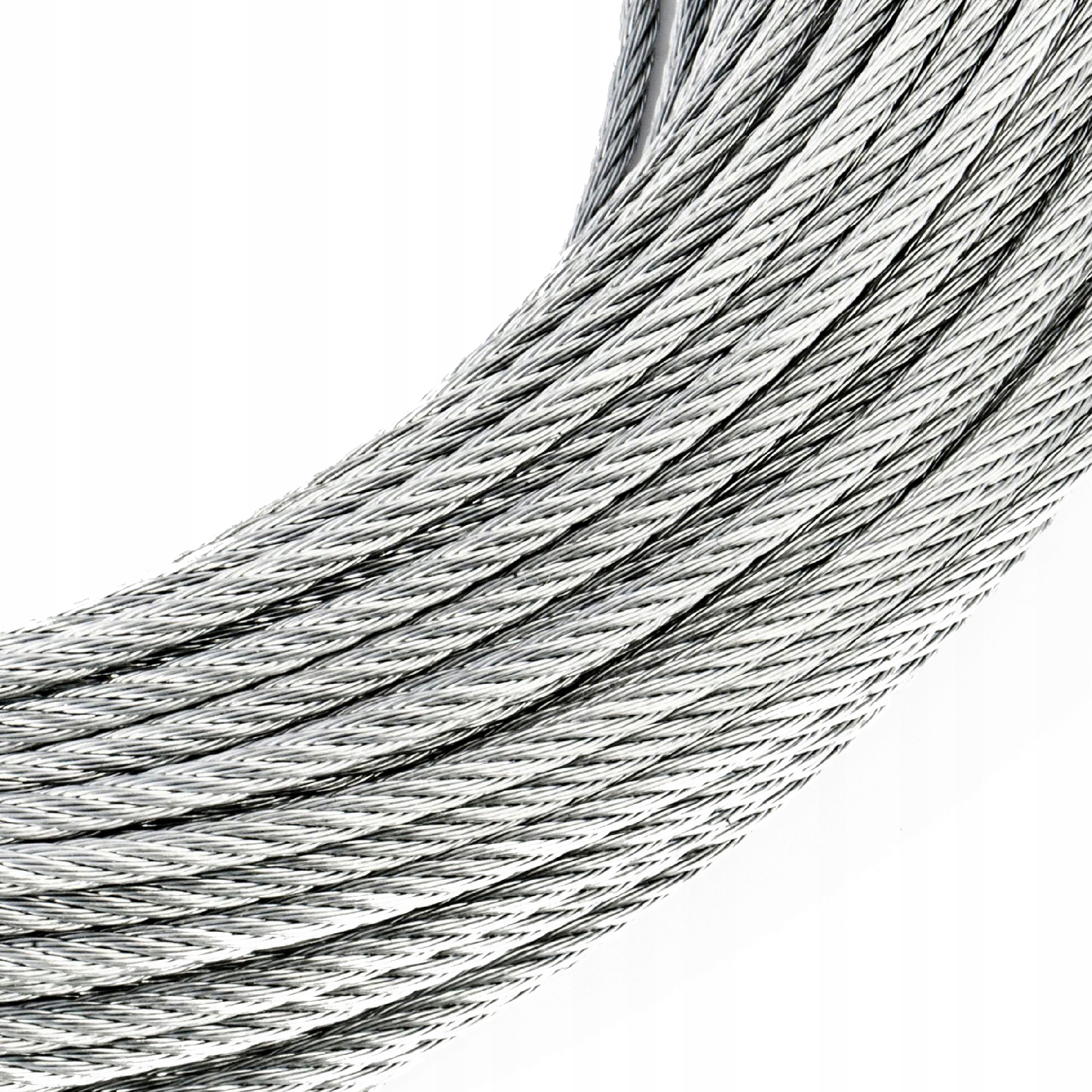 

Lina Linka Stalowa 4mm Ocynkowana Splot 6X7