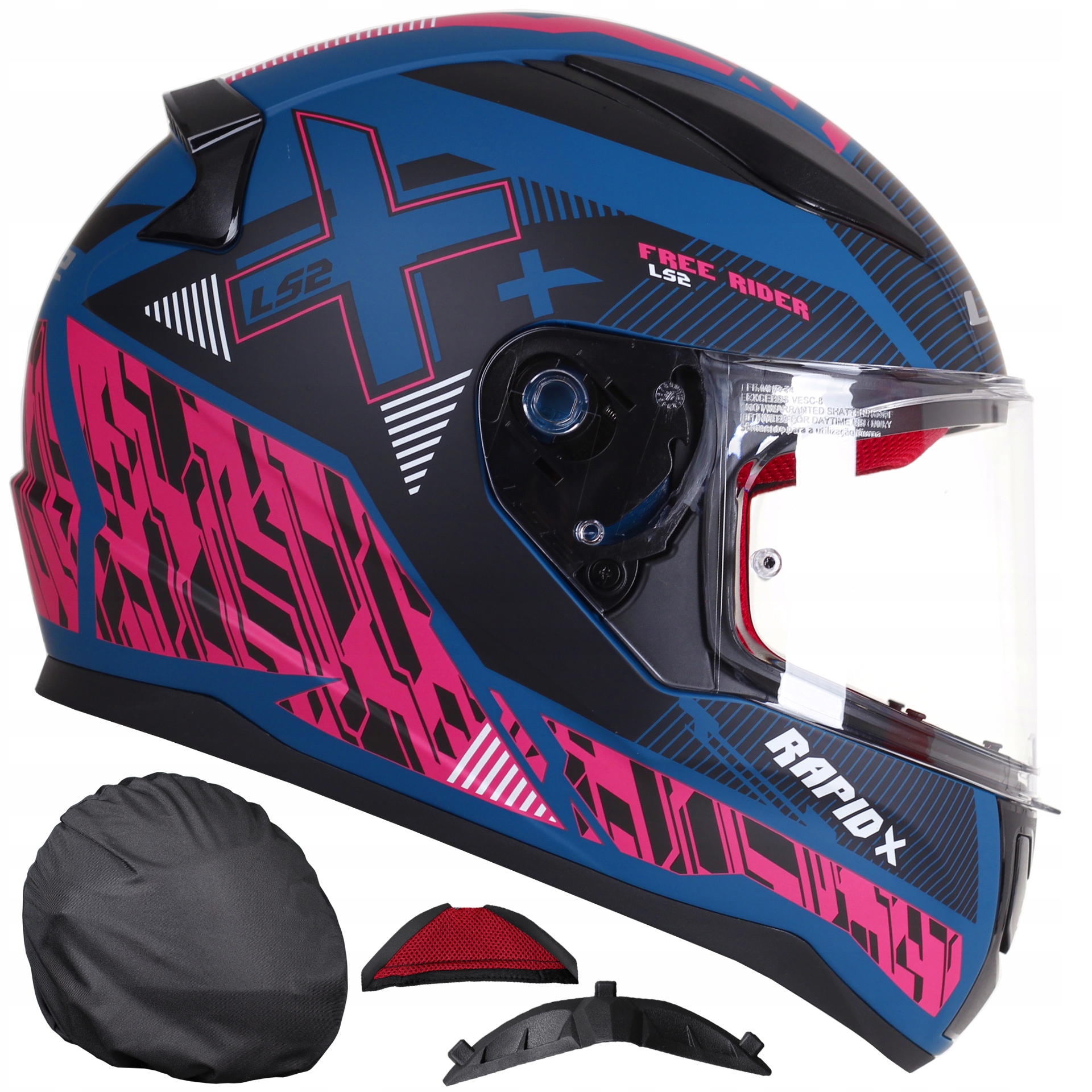 

Damski Kask Motocyklowy LS2 FF353 Rapid Xtreet