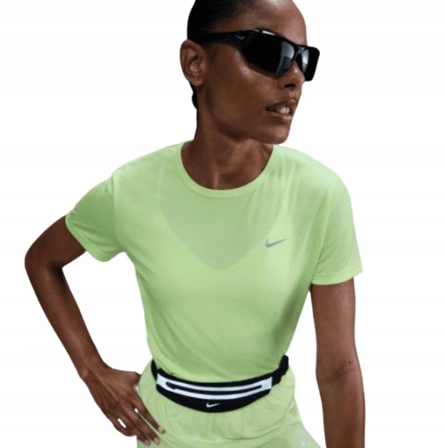 Nike Tempo Zielona Koszulka Damska Elementy Odblakowe XL Kwe