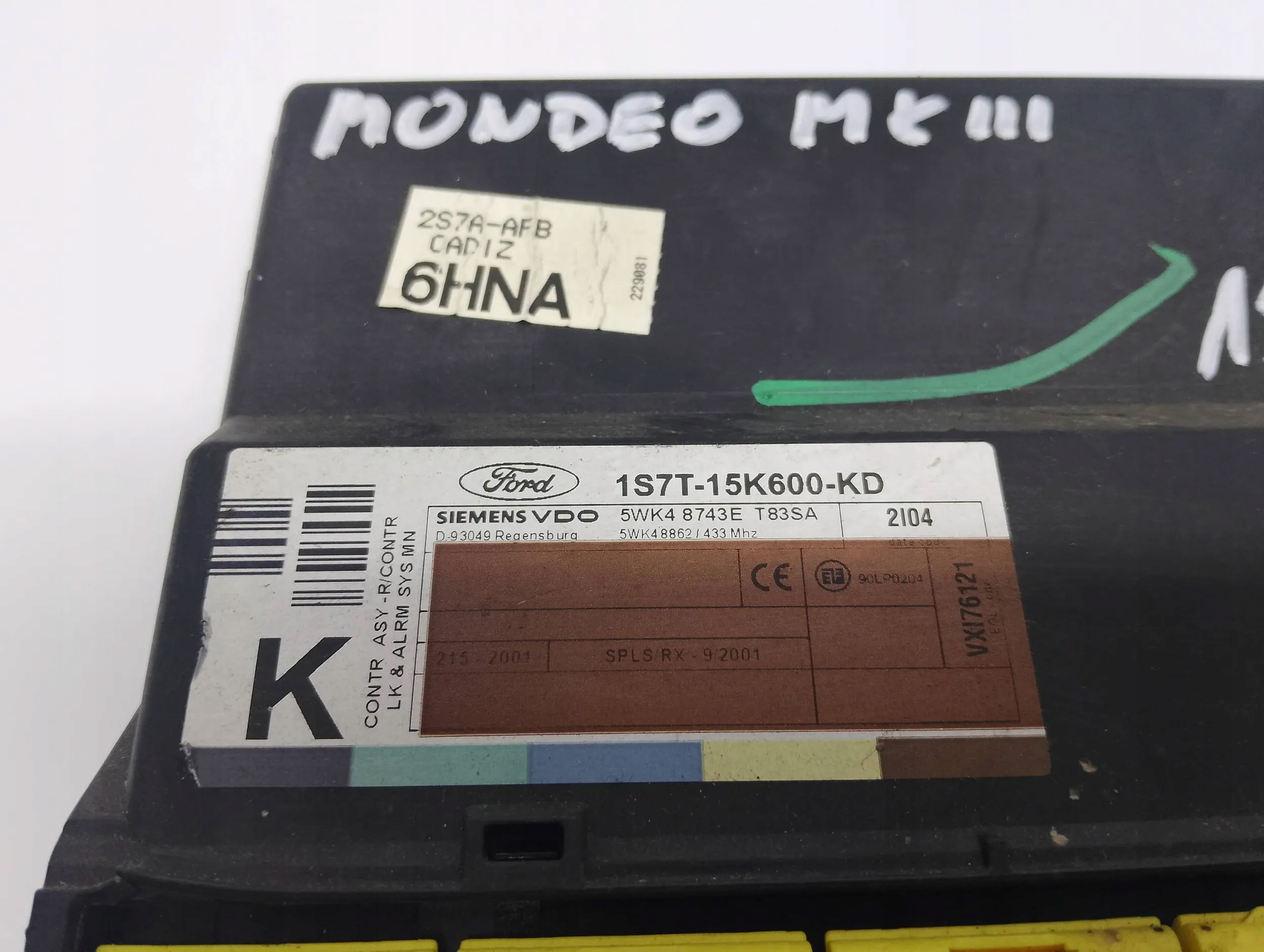 Unité commande confort Ford Mondeo MK3 1S7T15K600KD