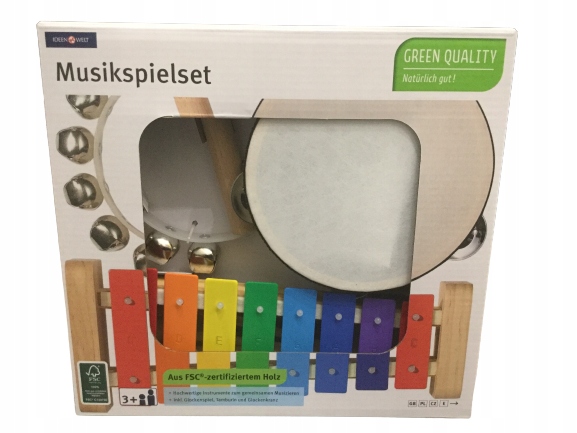 

Zestaw instrumentów muzycznych cymbałki, tamburyn